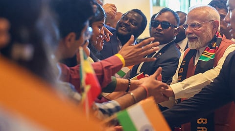 Diaspora turns out in force to welcome Indian PM Modi to Ghana