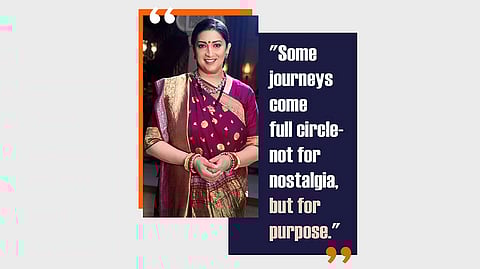 Tulsi is back! Smriti Irani returns to acting with sequel to trendsetting soap