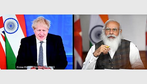 Prime ministers Narendra Modi and Boris Johnson marked out an Enhanced Trade Partnership for their countries and ensured that India-UK ties took a quantum leap through a 10 year roadmap.