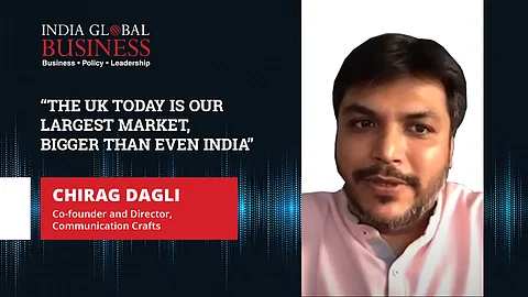 'The UK today is our largest market, bigger than even India'