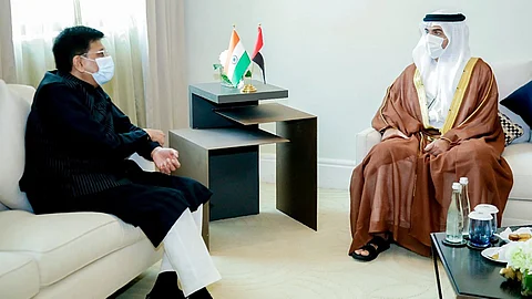 India’s Union commerce minister Piyush Goyal and Sheikh Hamed bin Zayed Al Nahyan discussed mutually beneficial ways to further consolidate the existing bilateral ties between the two countries across multiple platforms.