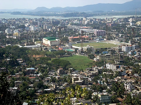 The fast growing Guwahati city