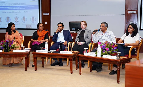 The Centre for Management Communication at IIM Bangalore and the Centre for Environment Education jointly hosted a roundtable discussion based on a recent publication from CEE titled, ‘Role of sub-national policies in addressing the climate change challenge – Learnings from Karnataka’s SAPCC’, on 19th February 2025, at the IIMB campus. (Image: CenComm)