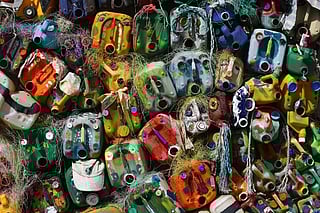 How plastic waste can be transformed to street art (Image: Frank van Dongen; Flickr Commons)