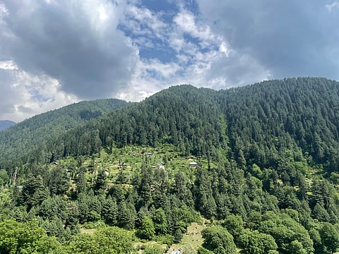 Small villages on Kashmir's hillsides rely on natural springs, many of which are now drying up fast
