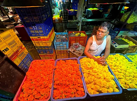 Mumbai’s Sau Meenatai Thackeray Flower Market loaded with fresh stock of flowers