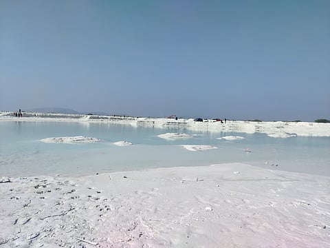 Marble slurry dumping is common in Rajasthan