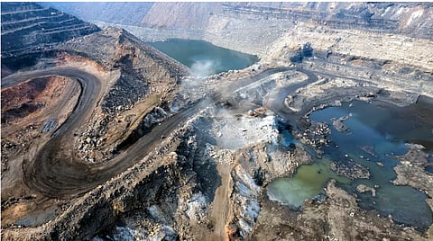 Groundwater contamination in mined areas
