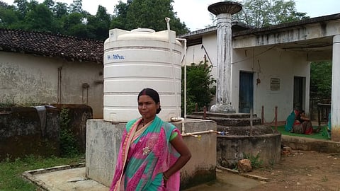 Drinking water system at Kanker (Image: Amita Bhaduri)