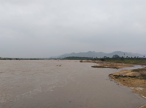Palar river at Vellore