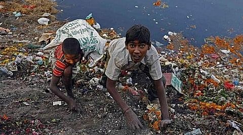 Water pollution can breed superbugs.