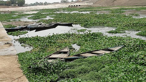 Kharun river at Mahadev Ghat, Raipur