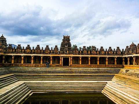 Kalyani at Bhoganandishwara temple, Nandi hills, Bengaluru (Image: FES)