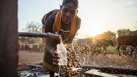 Unless communities have access to a reliable and safe source of water, their health will suffer. (Image: WaterAid)