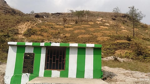 Spring chamber with recharge pits (Image: Meghalaya Community Led Landscapes Management Project)