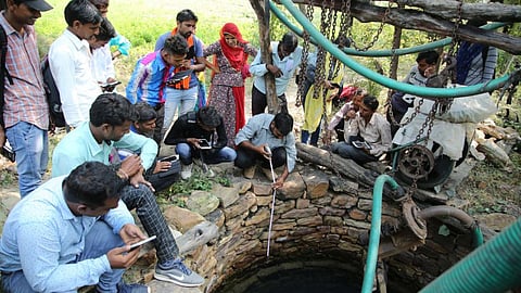 Participatory programs such as JJM require a large amount of village-level information on water (Image: Arpit Deomurar, FES)