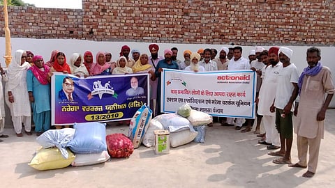 ActionAid provides relief as the flood situation in north India wreaked havoc on the lives and livelihoods of people (Image: ActionAid Association)