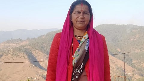 Janki Devi takes the lead in springshed management (Image: Anita Sharma)