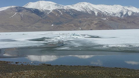 Tso Moriri in spring (Image Source: Keith Goyden, India Water Portal)