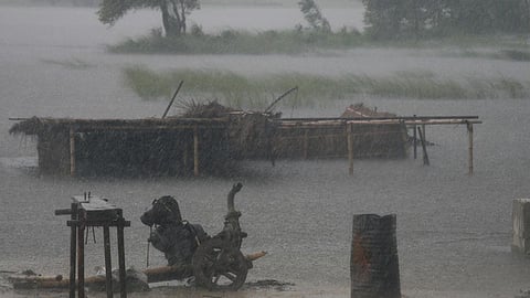Heavy rainfall in Muzaffarpur, Bihar
