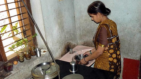 Women benefit the most, when potable water reaches straight to their homes (Image: Shree Padre via IWP Flickr photos)