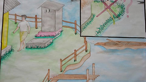 Proper sanitation in India: A poster