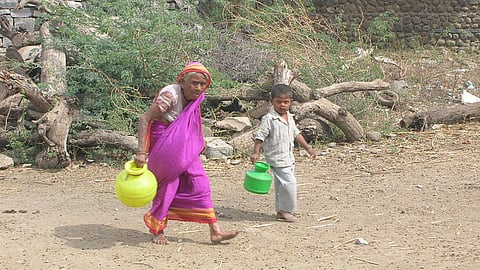 Water scarcity in rural India. (Source: IWP Flickr photos)