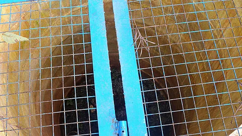 Recharge well with gravel and sand bed to filter rainwater. Image courtesy India Water Portal