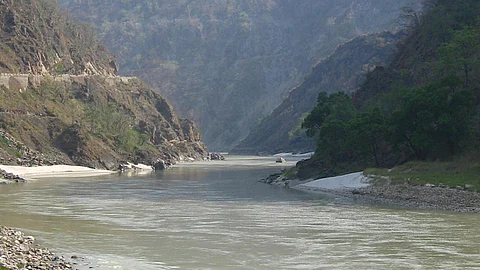 River Ganga at Kaudiyala, Uttarakhand