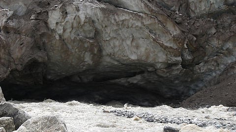 Bhagirathi river at its source, Gaumukh (Source: IWP Flickr Photo)