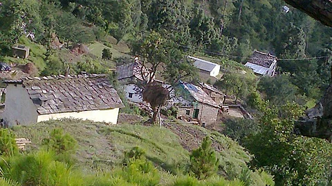 A view of a village in Almora district of Uttarakhand (Image: Raja Harjai, Flickr Commons)