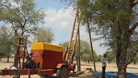 Borewells go deep in Kaladera, Rajasthan