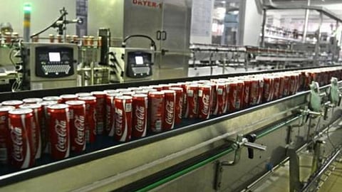 Coca Cola bottling plant (Source: S. Subramanium via Hindu)
