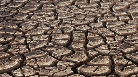 Climate change, poor rainfall and drought (Source: Wikimedia Commons)