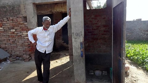 A toilet constructed under Swachh Bharat Mission (Source: IWP Flickr photos)