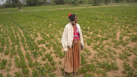 Gamalibai on her farm