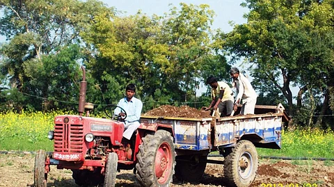 A farmer in Jhansi, Bundelkhand