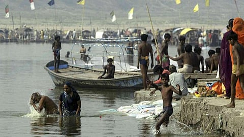 Ganga river at Sangam, Allahabad (Source: IWP Flickr photos)