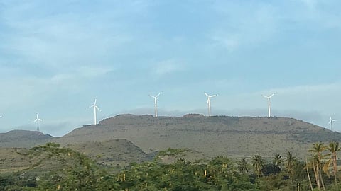Windmills in Karnataka, India. Picture credit: India Water Portal