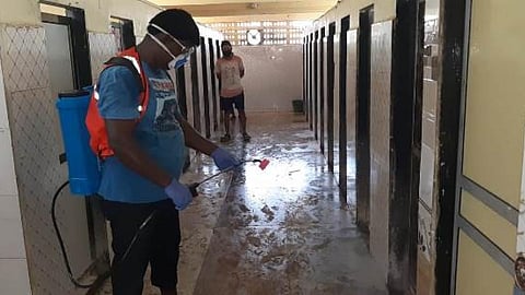 Flushing the virus, in times of Covid-19 (Image Source: Anand Jagtap)