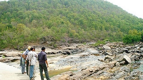 The Karo dam site at Lohajimi (Jeevan Kuruvilla)