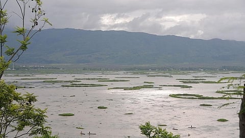 View of Loktak lake (Source: Wikimedia Commons)