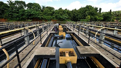 Sewage treatment plant in Kavoor, Mangalore installed under the Karnataka Urban Development and Coastal Environmental Management Project. (Image: Asian Development Bank)
