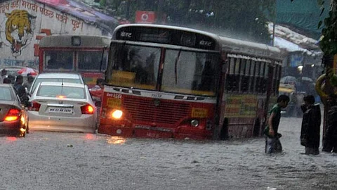 Water logging on city streets