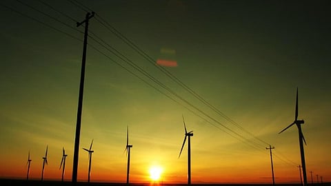 Wind energy in go green zone Source: Wikipedia