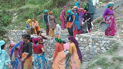 Mountain women in Uttarakhand