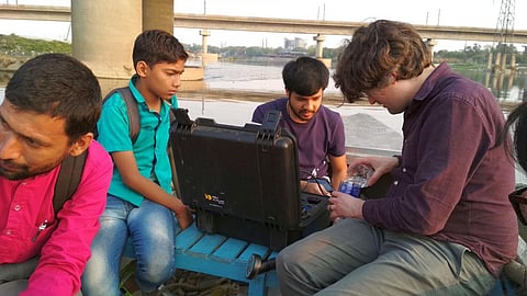 A project, conceptualised by a team of researchers from the University of Chicago, US helps demonstrate that scalable water quality mapping systems can detect and predict water contamination (Image:India Water Portal)