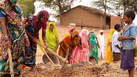 MGNREGA provided income support or security to vulnerable households during the pandemic (Image: UN Women)