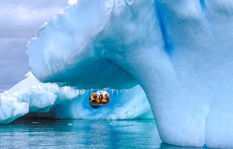 polynya in antarctica ice