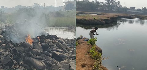 छत्तीसगढ़ की इस्पात नगरी भिलाई में औद्योगिक कारखानों के कचरे और रासायनिक प्रदूषण से ज़हरीला हो रहा है जलस्रोतों का पानी।